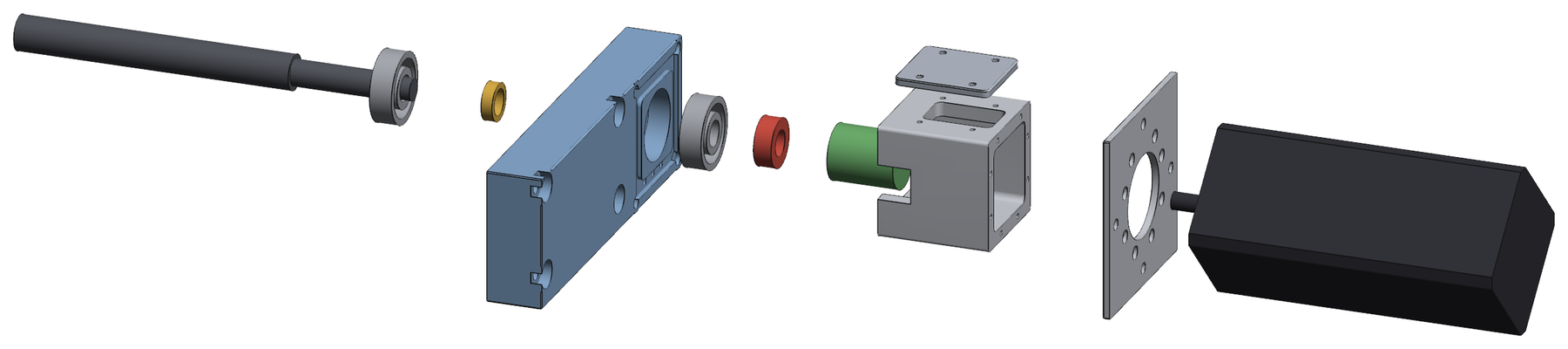 Exploded Z-axis drive